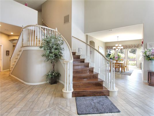 Chandelier, Dining room, Interior, Recessed Lighting, Wood Texture Flooring