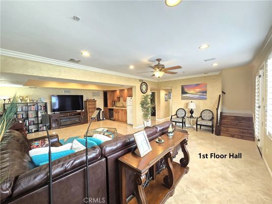 Interior, Living room, Recessed Lighting