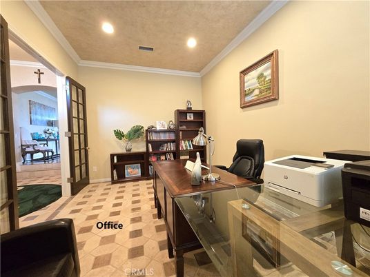 Home Office, Interior, Recessed Lighting