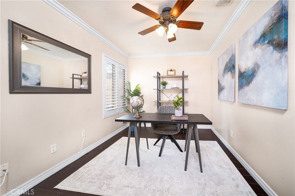 Home Office, Interior, Wood Texture Flooring