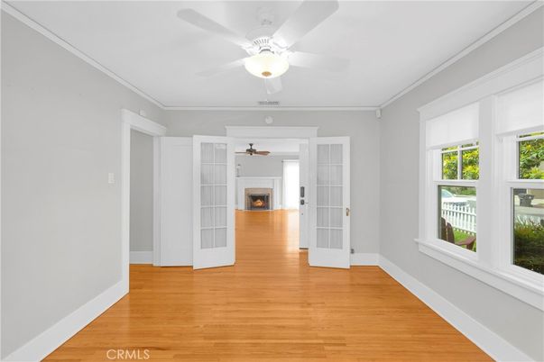 Empty room, Fireplace, Interior, Wood Texture Flooring