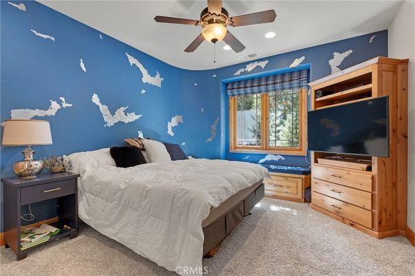 Bedroom, Interior, Recessed Lighting