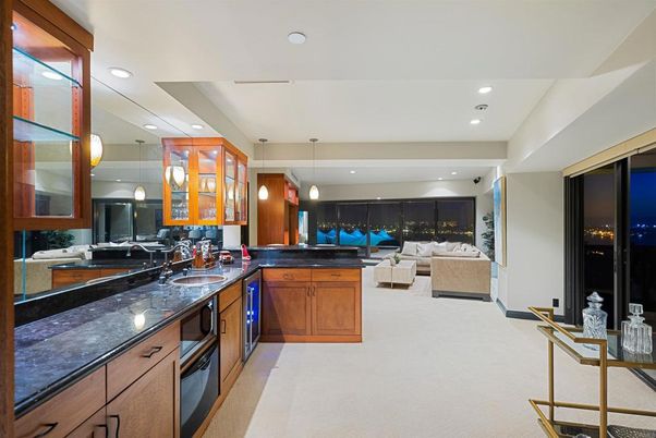 Interior, Kitchen, Living room, Pendant Lights, Recessed Lighting