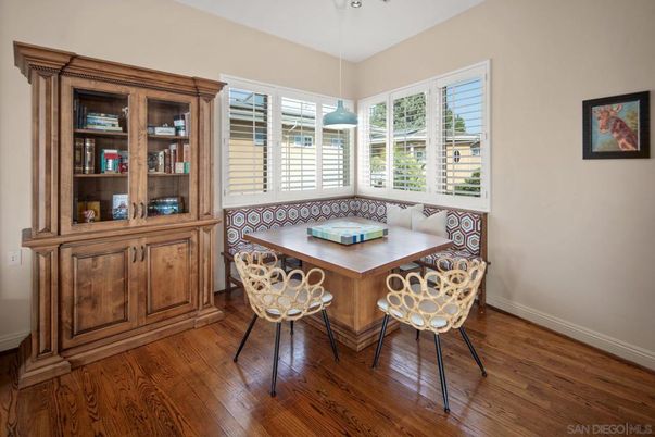 Dining room, Interior, Wood Texture Flooring