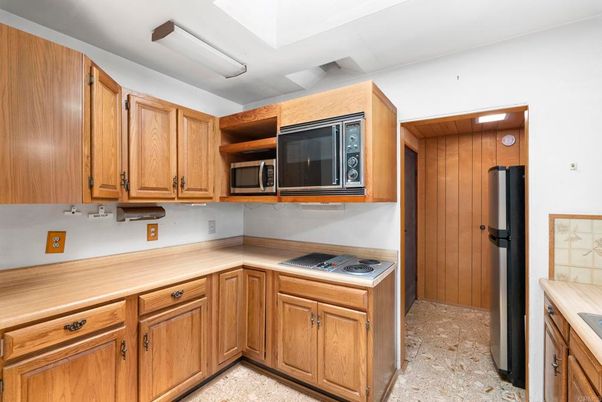 Interior, Kitchen, Wooden Walls