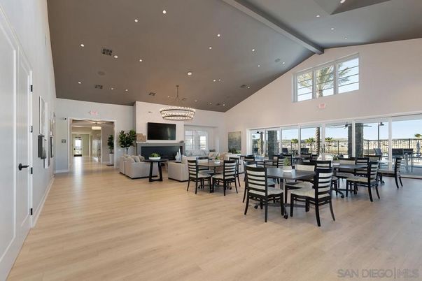 Chandelier, Dining room, Interior, Living room, Recessed Lighting, Wood Texture Flooring
