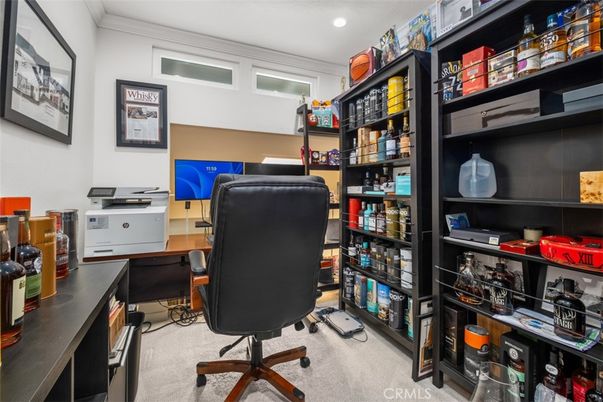 Home Office, Interior, Recessed Lighting