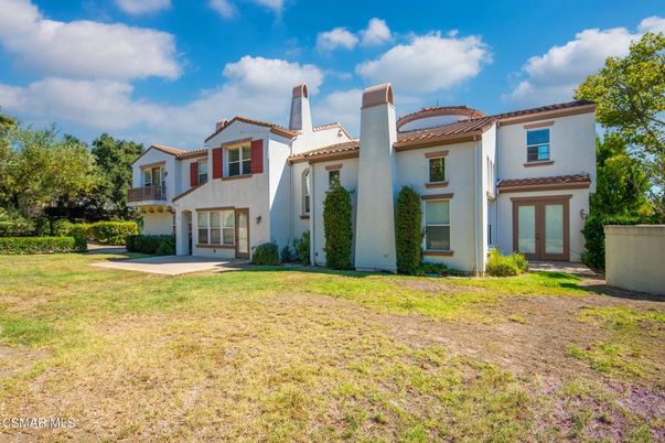 Attached, Backyard, Exterior, Facade, Mediterranean