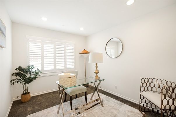 Home Office, Interior, Recessed Lighting