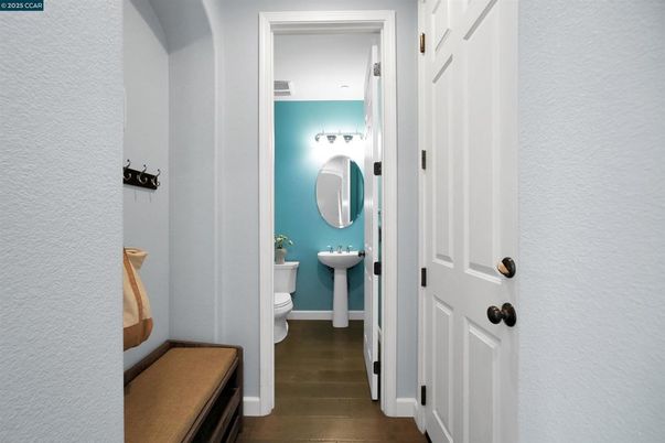 Bathroom, Interior, Wood Texture Flooring