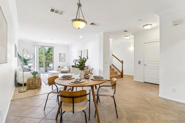 Dining room, Interior, Living room, Pendant Lights, Recessed Lighting