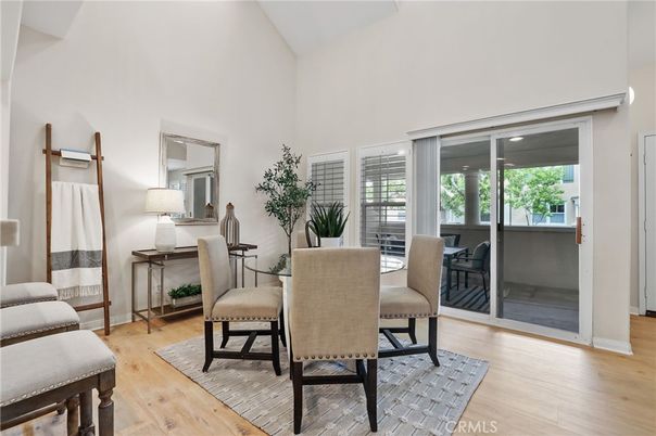 Dining room, Interior, Wood Texture Flooring