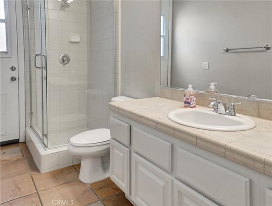Bathroom, Glass Shower, Interior, Tile Countertops