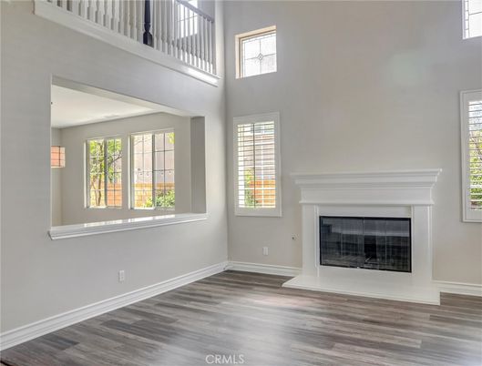 Fireplace, Interior, Wood Texture Flooring