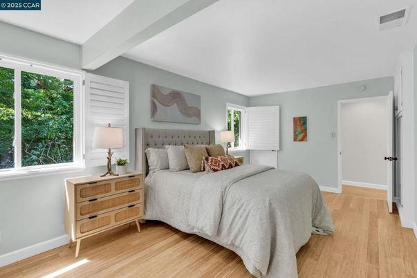 Bedroom, Interior, Wood Texture Flooring