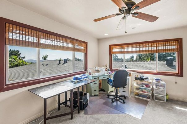 Home Office, Interior, Recessed Lighting