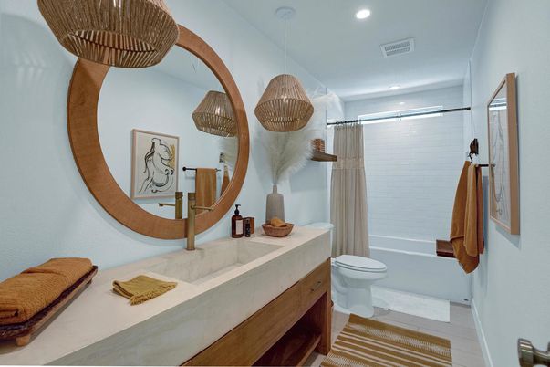 Bathroom, Interior, Pendant Lights, Recessed Lighting