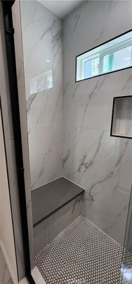 Bathroom, Interior, Marble Walls
