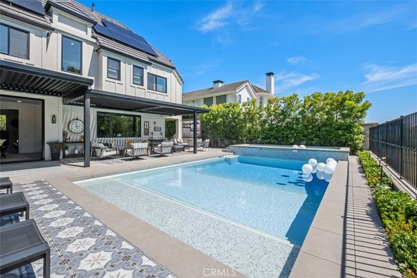 Exterior, Pool, Solar Panels