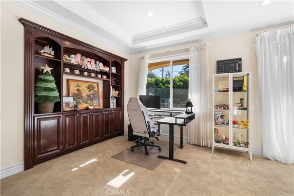 Home Office, Interior, Recessed Lighting
