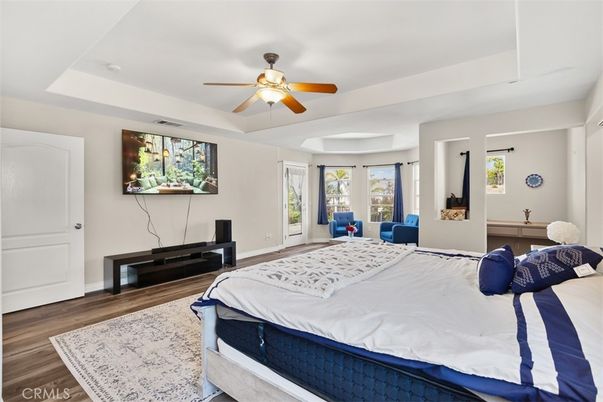 Bedroom, Interior, Wood Texture Flooring