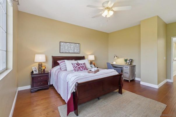 Bedroom, Interior, Wood Texture Flooring
