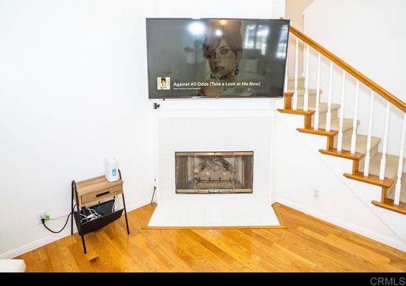 Fireplace, Interior, Wood Texture Flooring