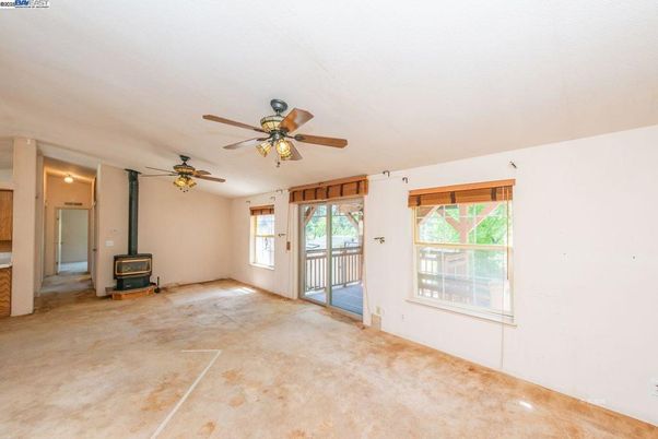 Empty room, Fireplace, Interior