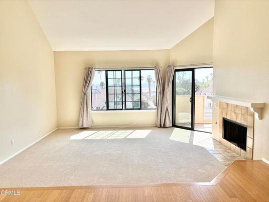 Empty room, Fireplace, Interior, Wood Texture Flooring