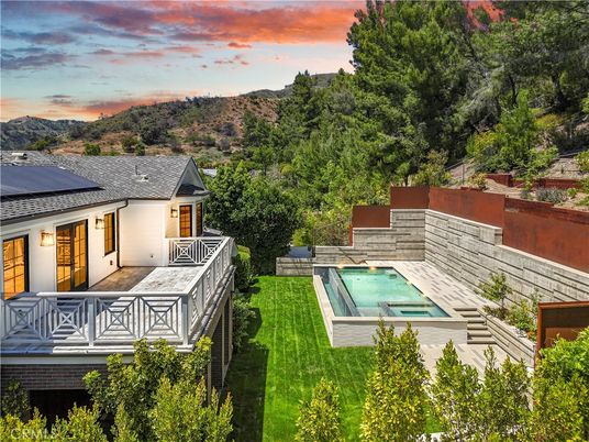 Exterior, Pool, Solar Panels