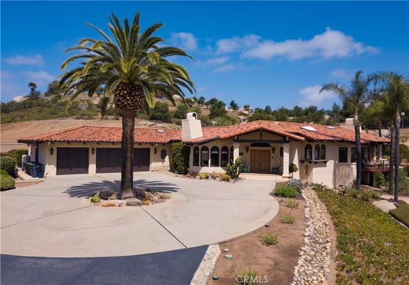 Attached, Backyard, Exterior, Facade, Spanish Mediterranean