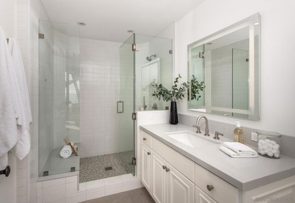Bathroom, Glass Shower, Interior