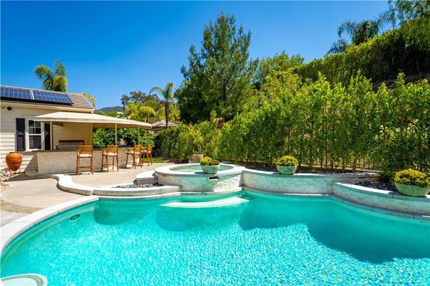 Exterior, Pool, Solar Panels