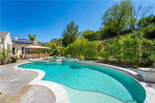 Exterior, Pool, Solar Panels