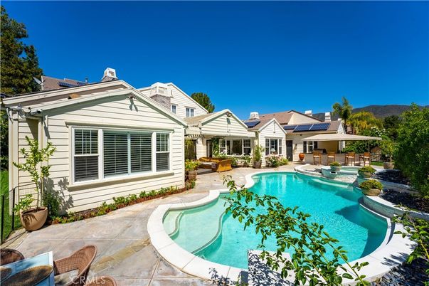 Exterior, Pool, Solar Panels