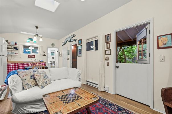 Interior, Living room, Pendant Lights, Wood Texture Flooring