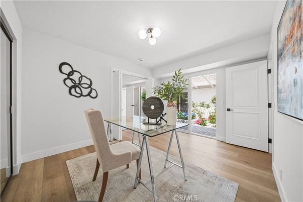 Home Office, Interior, Wood Texture Flooring