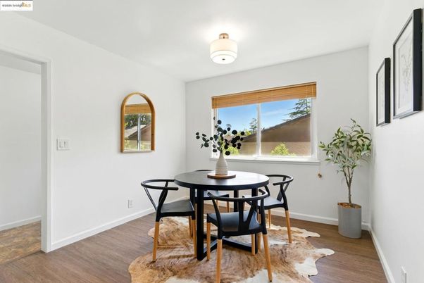 Dining room, Interior, Wood Texture Flooring