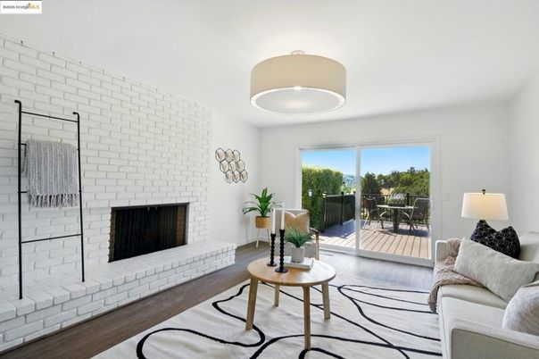 Fireplace, Interior, Living room, Stone Walls, Wood Texture Flooring