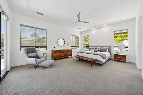 Bedroom, Interior, Recessed Lighting