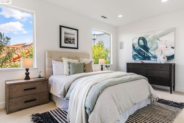 Bedroom, Interior, Recessed Lighting