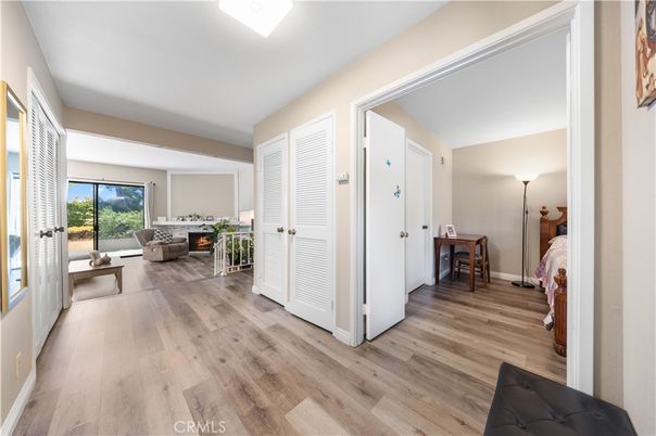 Fireplace, Interior, Wood Texture Flooring