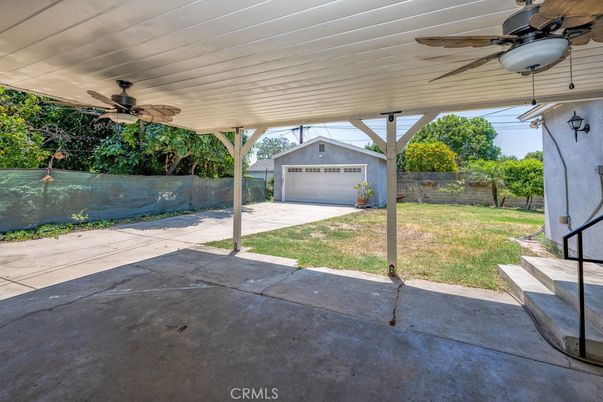 Backyard, Detached Garage, Exterior