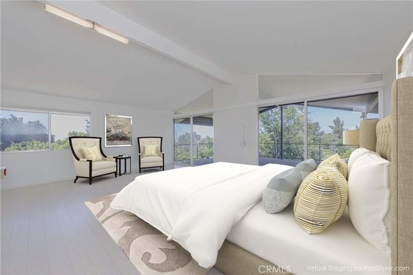 Bedroom, Interior, Wood Texture Flooring
