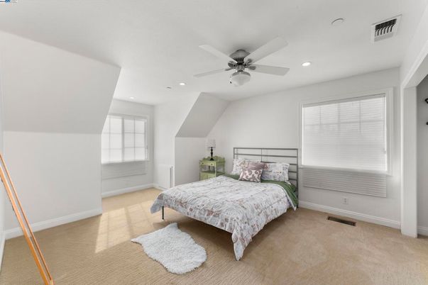 Bedroom, Interior, Recessed Lighting