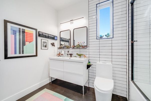 Bathroom, Interior, Wood Texture Flooring
