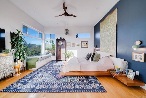 Bedroom, Interior, Wood Texture Flooring