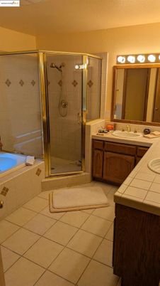 Bathroom, Glass Shower, Interior, Tile Countertops