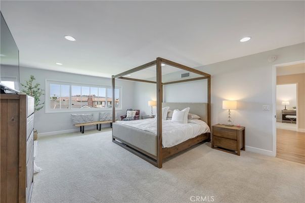 Bedroom, Interior, Recessed Lighting