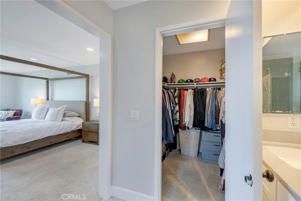 Bedroom, Interior, Recessed Lighting, Walk-in Closets